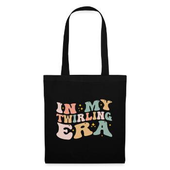 In My Twirling Era - Majorettes Baton Twirling - Sac en tissu - noir - Devant