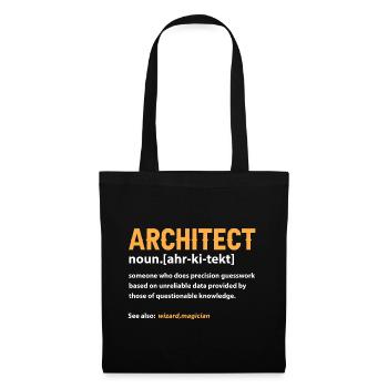 Architect - Tote Bag - black - Front