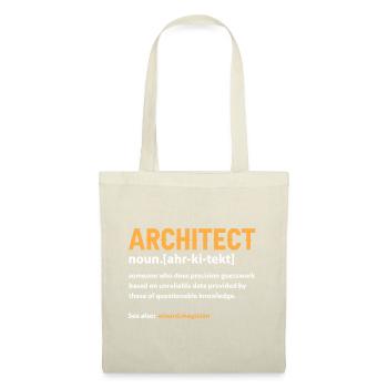 Architecte - Sac en tissu - nature - Devant