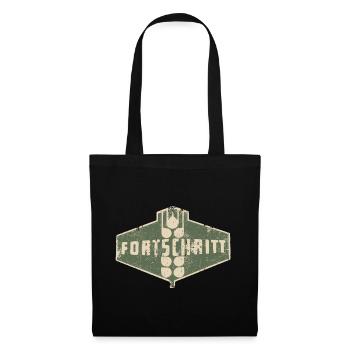IFA FORTSCHRITT - Retro Logo Ostalgie LPG - Stoffbeutel - Schwarz - Vorne