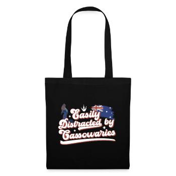 Retro Cassowary Bird Vintage Cassowaries - Tote Bag - black - Front