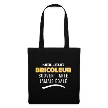 Meilleur bricoleur du monde - Sac en tissu - noir - Devant