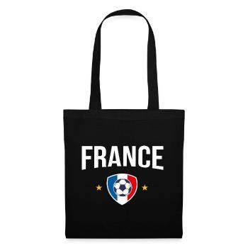 équipe de france football suppourter championnat - Sac en tissu - noir - Devant