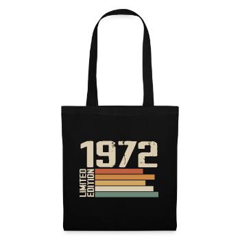 1972 Vintage - Retro 1972 Cadeau Anniversaire 1972 - Sac en tissu - noir - Devant