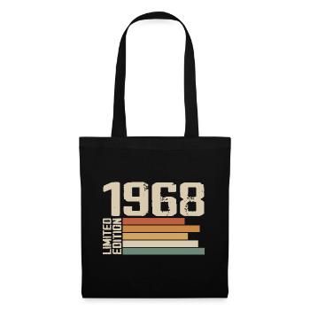 1968 Vintage - Retro 1968 Cadeau Anniversaire 1968 - Sac en tissu - noir - Devant