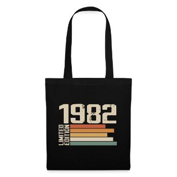 1982 Vintage - Retro 1982 Cadeau Anniversaire 1982 - Sac en tissu - noir - Devant