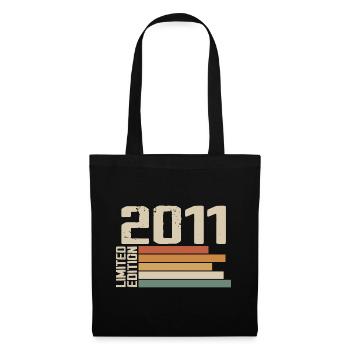 2011 Vintage - Retro 2011 Birthday Gift 2011 - Tote Bag - black - Front