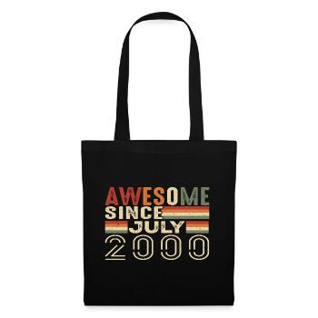 July 2000 Birthday Gift July 2000 Vintage - Tote Bag - black - Front