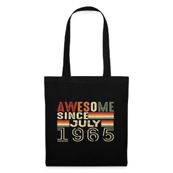 July 1965 Birthday Gift July 1965 Vintage - Tote Bag - black - Front