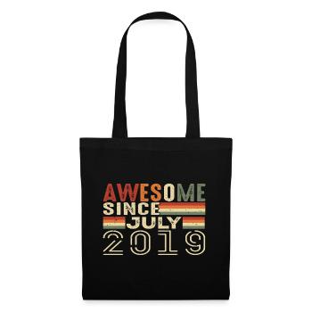 July 2019 Birthday Gift July 2019 Vintage - Tote Bag - black - Front