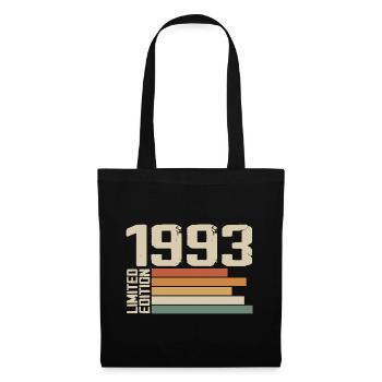 1993 Vintage - Retro 1993 Cadeau Anniversaire 1993 - Sac en tissu - noir - Devant
