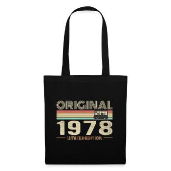 Original 1978 Vintage 1978 Retro Birthday 1978 - Tote Bag - black - Front