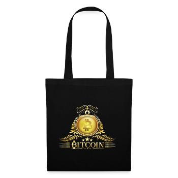Bitcoin crown - Tote Bag - black - Front