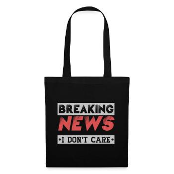 News Fake Newspaper News Producer Gift - Tote Bag - black - Front
