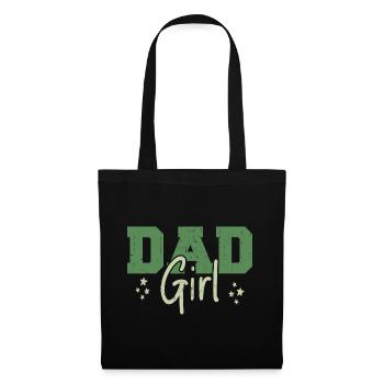 Girl Dad - Sac en tissu - noir - Devant