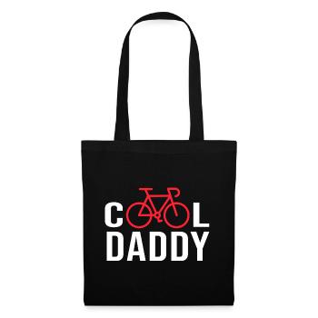 Bike bike cool daddy sport father's day - Tote Bag - black - Front