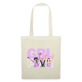 Purple Girl Power Statement T-Shirt - Tote Bag - nature - Front