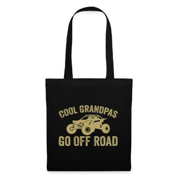 cool grandpas go off road - Tote Bag - black - Front