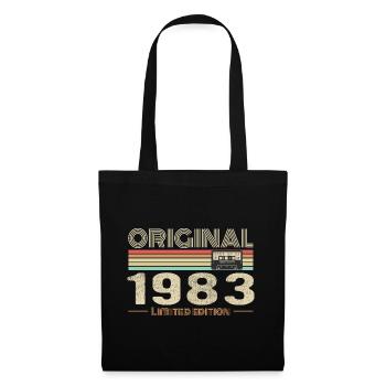 Original 1983 Vintage 1983 Anniversaire Rétro 1983 - Sac en tissu - noir - Devant
