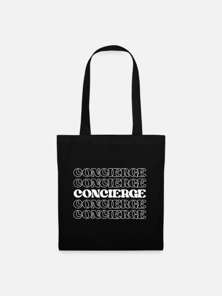 Concierge Guest Services Koordinator Gast - Stoffbeutel - Schwarz