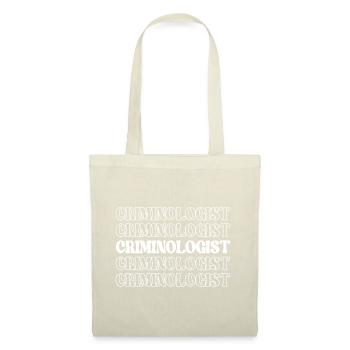 Criminologue, Enquêteur criminel, Expert en criminalité - Sac en tissu - nature - Devant