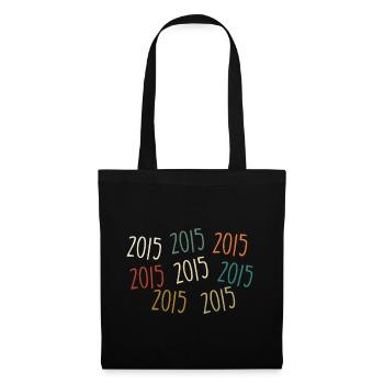 Année de naissance 2015 - légendaire depuis 2015 - Sac en tissu - noir - Devant