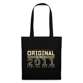 Original 2011 Retro 2011 Birthday Gift 2011 - Tote Bag - black - Front
