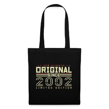Original 2002 Retro 2002 Birthday Gift - Tote Bag - black - Front