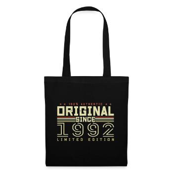 Original 1992 Retro 1992 Birthday Gift 1992 - Tote Bag - black - Front