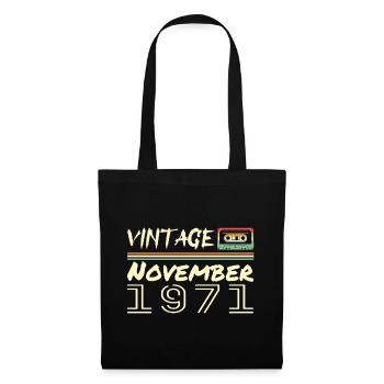 Légendaire Depuis Novembre 1971 - November 1971 - Sac en tissu - noir - Devant
