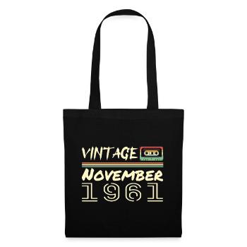 Légendaire Depuis Novembre 1961 - November 1961 - Sac en tissu - noir - Devant