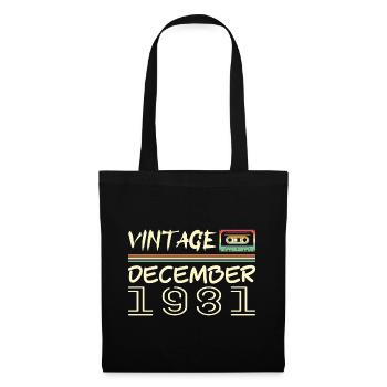 1981 Décembre 1981 Jubilé Décembre 1981 - Sac en tissu - noir - Devant