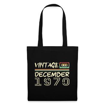 1970 Décembre 1970 Jubilé Décembre 1970 - Sac en tissu - noir - Devant