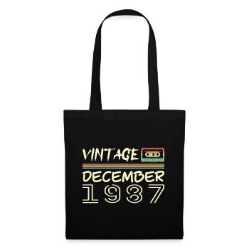 1987 Décembre 1987 Jubilé Décembre 1987 - Sac en tissu - noir - Devant