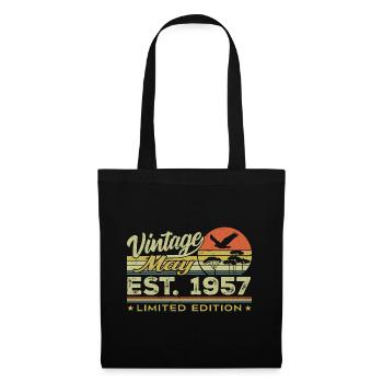 Birthday May 1957, born in May 1957 - May 1957 - Tote Bag - black - Front