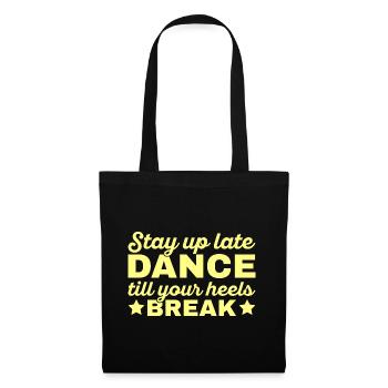 Formation en danse Ballroom Danse de couple - Sac en tissu - noir - Devant