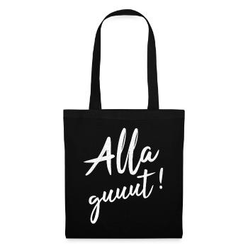Alla Gut Badisch Badner Baden Geschenk - Stoffbeutel - Schwarz - Vorne