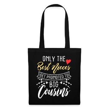 Seules les meilleures pièces sont promues aux grands cousins - Sac en tissu - noir - Devant