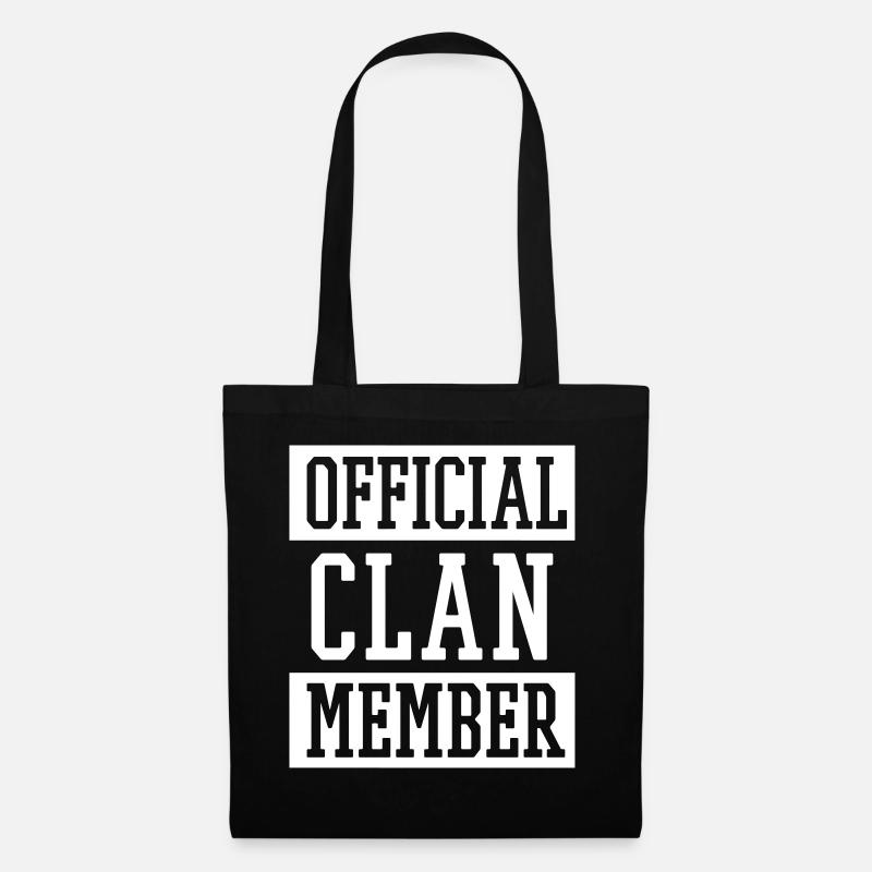 Official Clan Member - Stoffbeutel - Schwarz