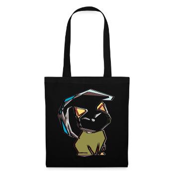 CAT VINGT-DEUX - Sac en tissu - noir - Devant