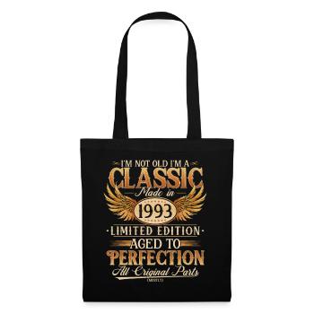 Vintage 1993 Vintage Retro Birthday Gift - Tote Bag - black - Front