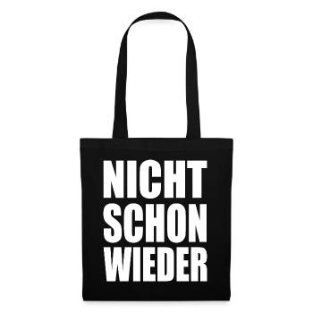 text1054 - Stoffbeutel - Schwarz - Vorne