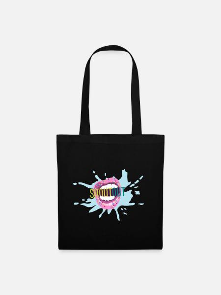 shoutout - Tote Bag - black