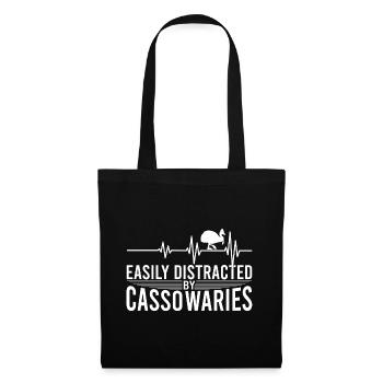 Retro Cassowary Bird Vintage Cassowaries - Tote Bag - black - Front