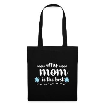 Ma mère est la meilleure - Sac en tissu - noir - Devant
