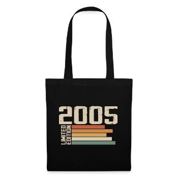 2005 Vintage - Retro 2005 Cadeau Anniversaire 2005 - Sac en tissu - noir - Devant