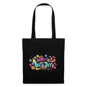 Birthday Wishes Happy Birthday - Tote Bag - black - Front