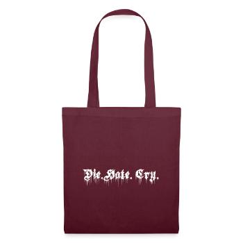The hate cry - Tote Bag - burgundy - Front