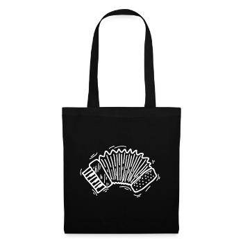 Accordéon - Sac en tissu - noir - Devant