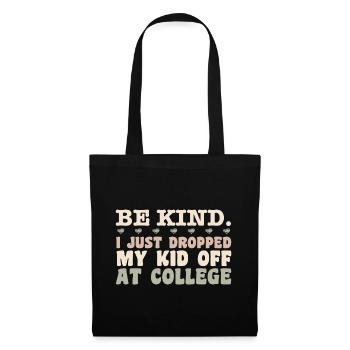 Kid Leaving For College - Mom Kid Going To College - Sac en tissu - noir - Devant